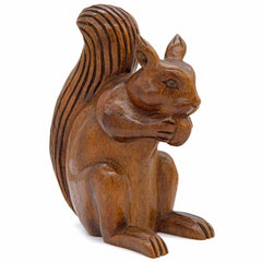 Large Squirrel Woodcarving