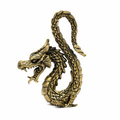 Brass Dragon With Raised Tail
