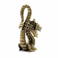 Brass Dragon With Raised Tail