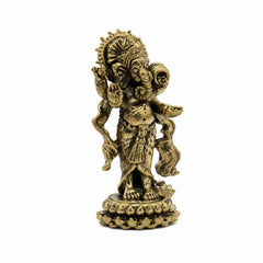 Brass Standing Ganesh