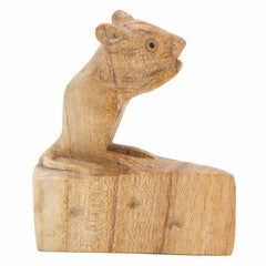 Carved Mouse on Cheese