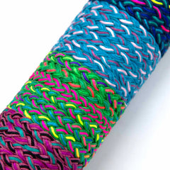 Tube of Vibrant Plaited Wristbands
