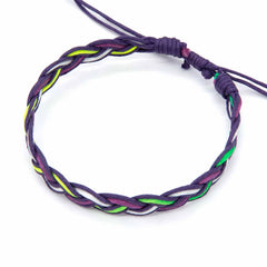 Tube of Vibrant Plaited Wristbands