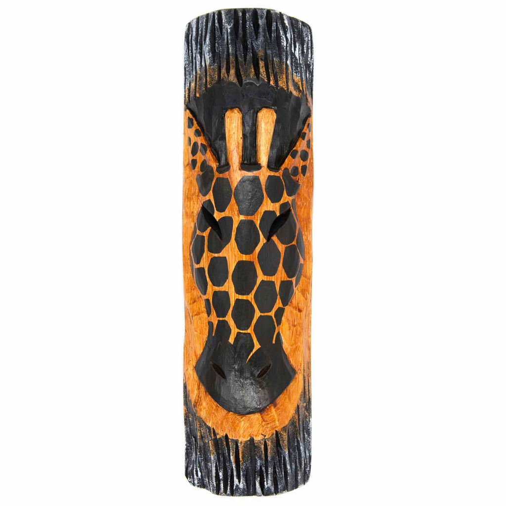 Large Giraffe Face in Wood - 50cm-Siesta Crafts