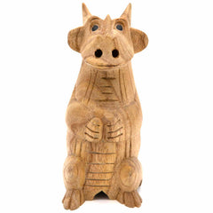 Smoking Dragon Cone Incense Carving - 15cm-Siesta Crafts