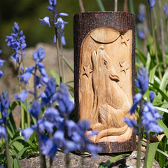 Howling Wolf in Wood-Siesta Crafts