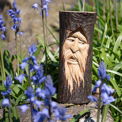 Bearded Face in Wood-Siesta Crafts
