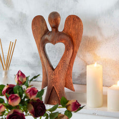 Heart Angel Abstract Medium