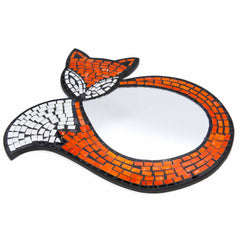 Fox Mosaic Mirror Medium