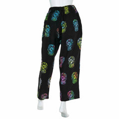 Black Candy Skull Trousers-Siesta Crafts