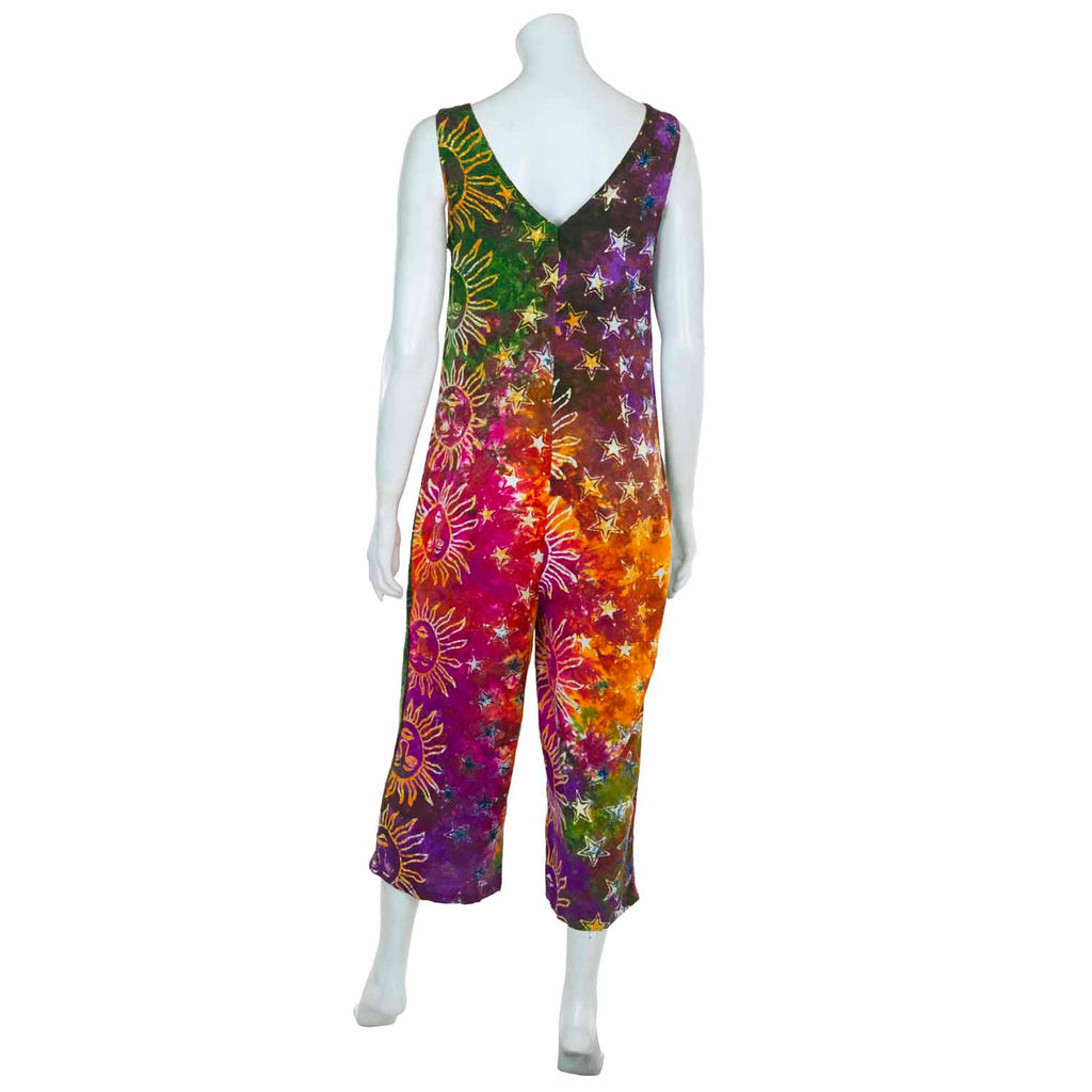 Celestial Button Jumpsuit-Siesta Crafts