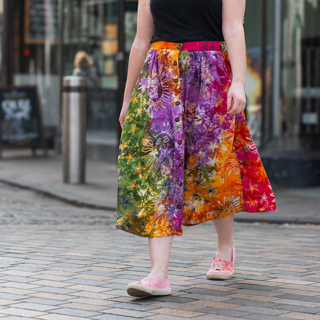 Celestial Button Skirt-Siesta Crafts