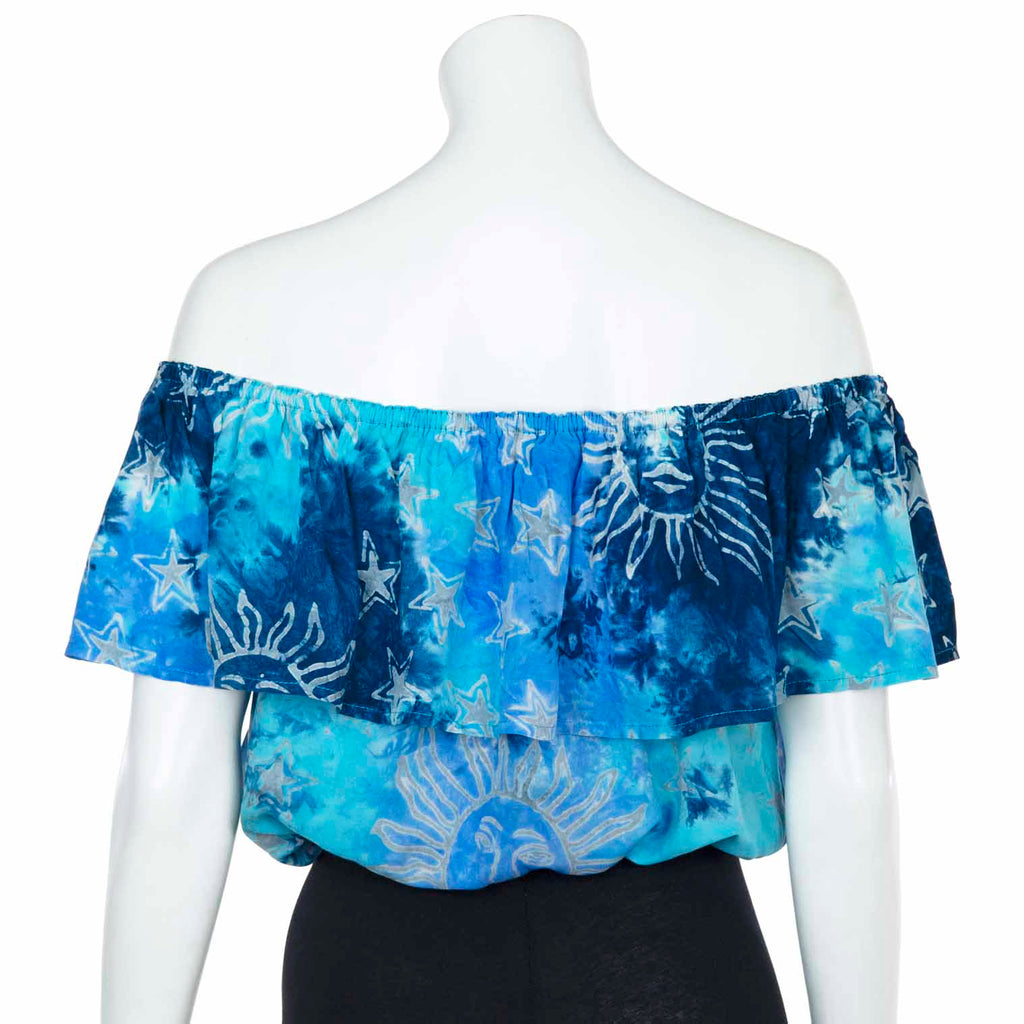 Celestial Layered Bardot Top-Siesta Crafts