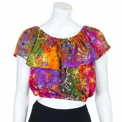 Celestial Layered Bardot Top-Siesta Crafts