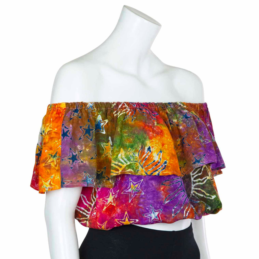 Celestial Layered Bardot Top-Siesta Crafts