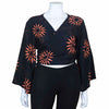 Black Sun Wrap Top-Siesta Crafts
