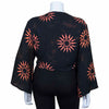 Black Sun Wrap Top-Siesta Crafts