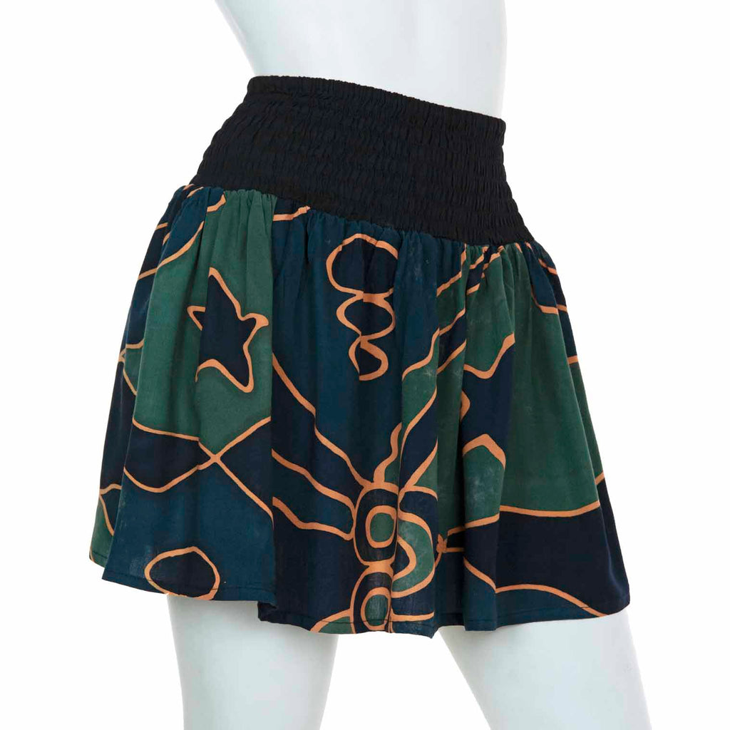 Bali Print Mini Skirt-Siesta Crafts