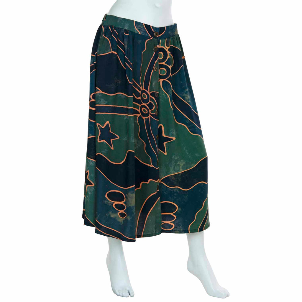 Abstract Button Skirt-Siesta Crafts