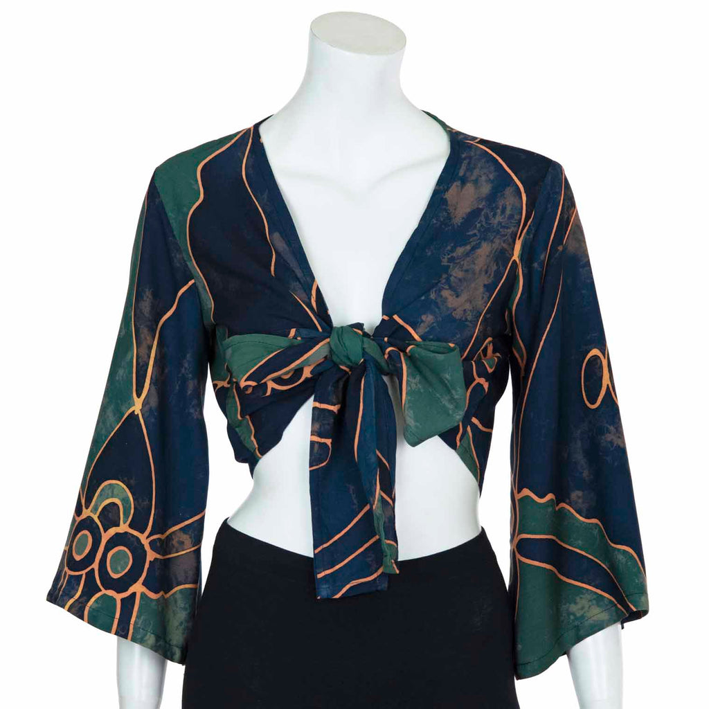 Abstract Wrap Top-Siesta Crafts