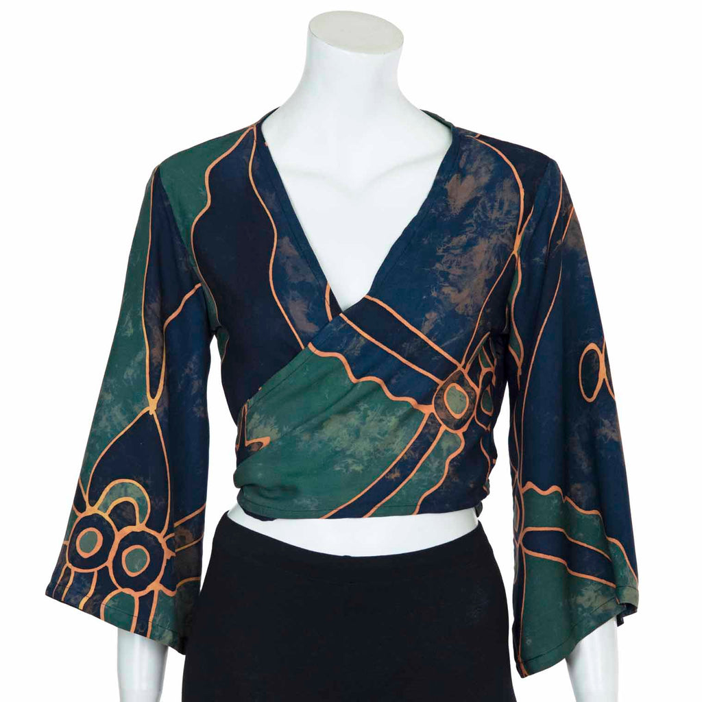 Abstract Wrap Top-Siesta Crafts