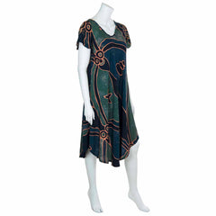 Bali Print Dress-Siesta Crafts