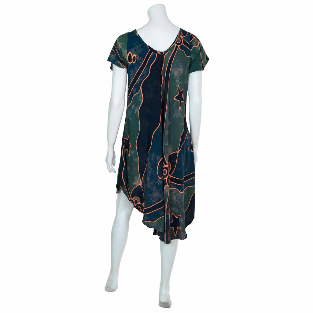 Bali Print Dress-Siesta Crafts
