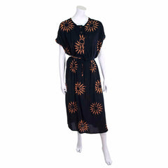 Oval Dress with Belt-Siesta Crafts