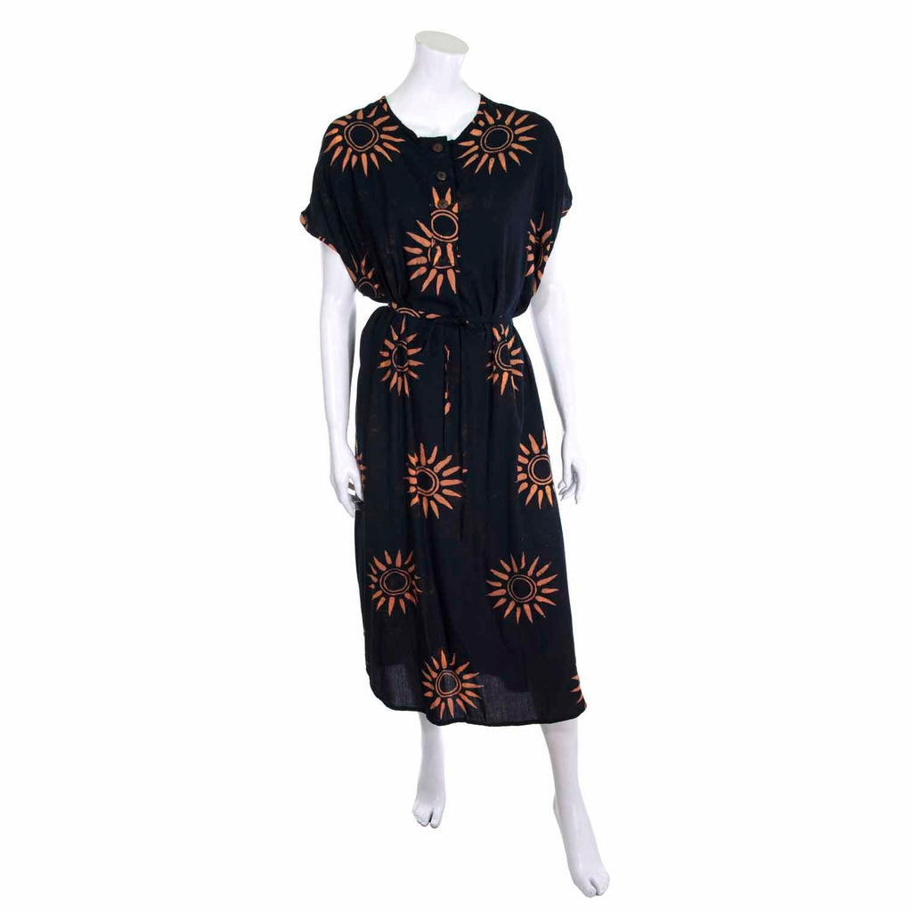 Oval Dress with Belt-Siesta Crafts