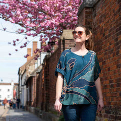 Button Sleeve Top-Siesta Crafts