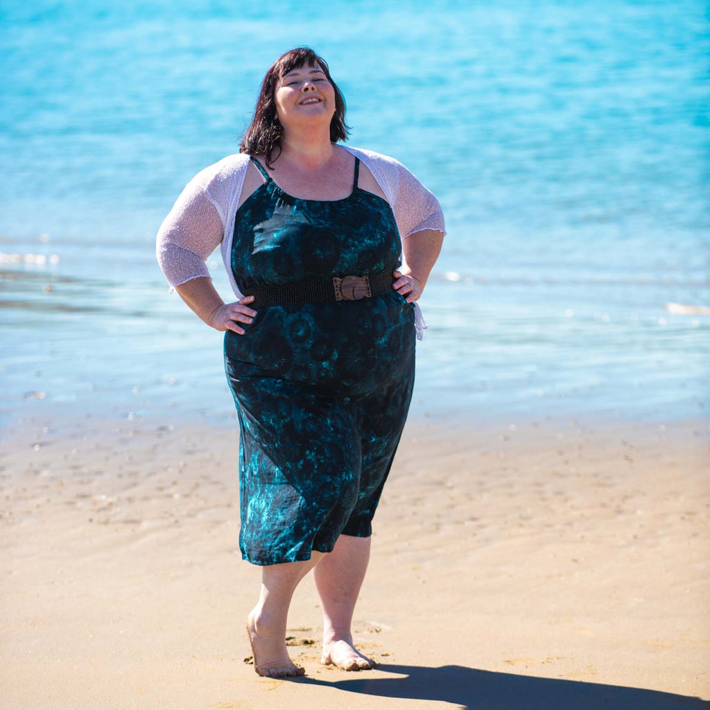 Scoop Back Dress-Siesta Crafts
