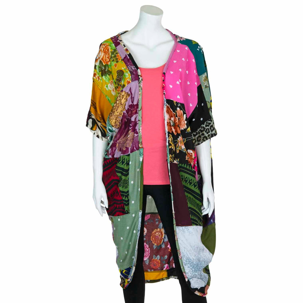 Patchwork Long Shrug-Siesta Crafts