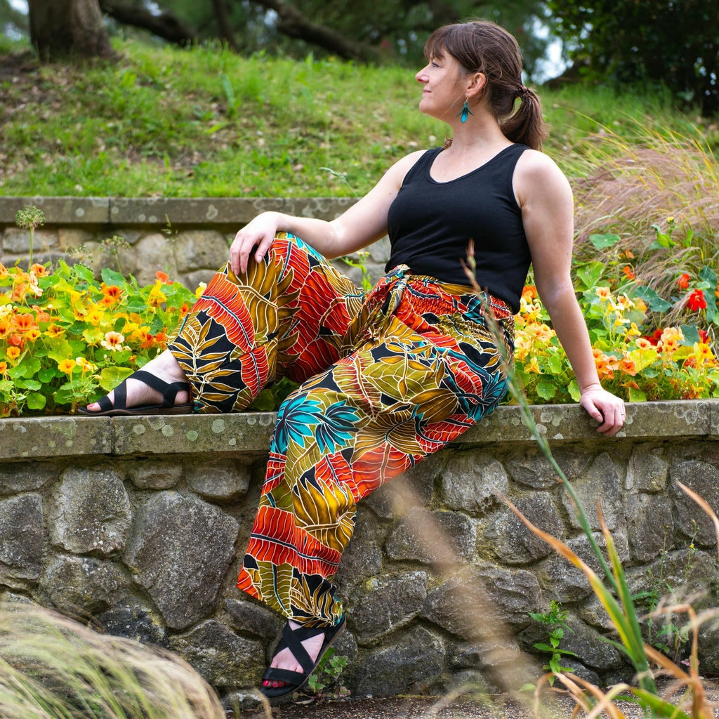 Wide Leg Trousers-Siesta Crafts