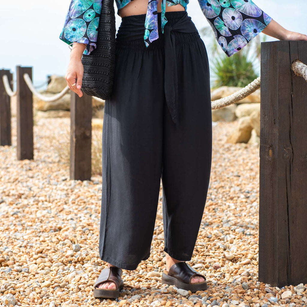 Wide Leg Trousers-Siesta Crafts