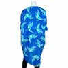 Crane Print Long Shrug-Siesta Crafts