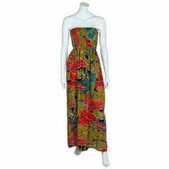 Bandeau Maxi Dress-Siesta Crafts