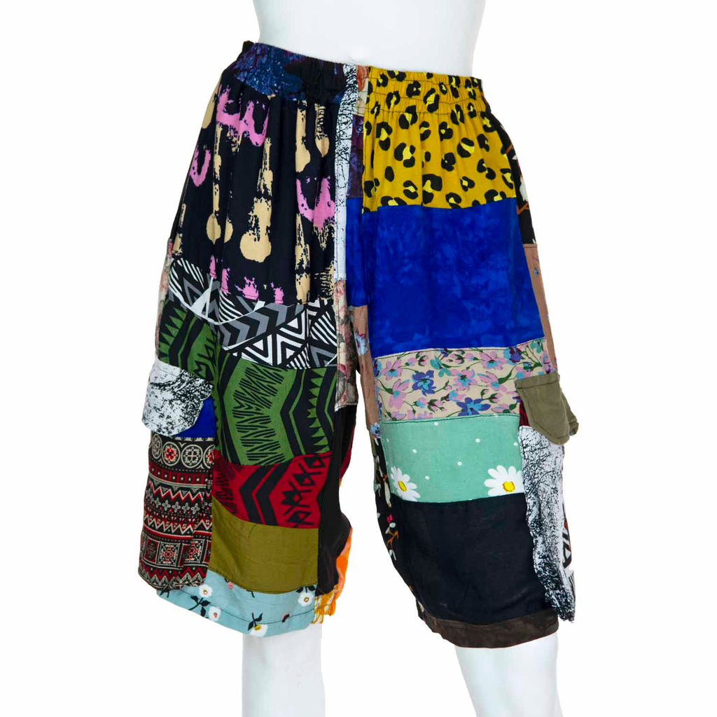 Patchwork Shorts-Siesta Crafts
