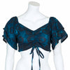 Ruffle Bardot Top-Siesta Crafts