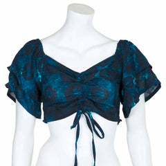 Ruffle Bardot Top-Siesta Crafts
