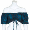 Ruffle Bardot Top-Siesta Crafts