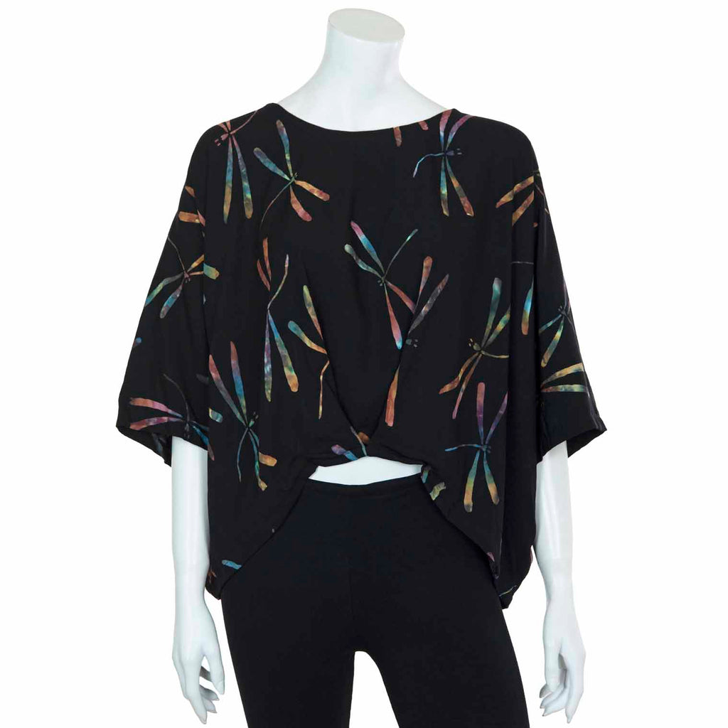 Butterfly Pleat Top - Dragonfly Batik-Siesta Crafts