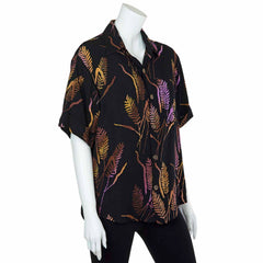 Turn Up Sleeve Shirt - Wheat Batik-Siesta Crafts