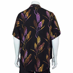 Turn Up Sleeve Shirt - Wheat Batik-Siesta Crafts
