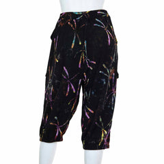 Cropped Trousers - Dragonfly Batik-Siesta Crafts