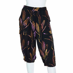 Cropped Trousers - Wheat Batik-Siesta Crafts