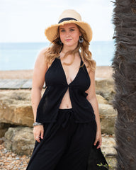 Crinkle Split Top-Siesta Crafts