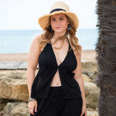 Crinkle Split Top-Siesta Crafts