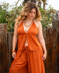 Crinkle Split Top-Siesta Crafts