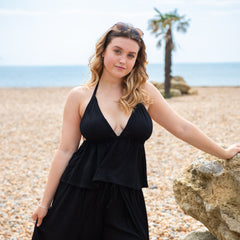 Crinkle Halter Hanky Top-Siesta Crafts