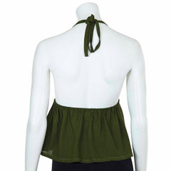 Crinkle Halter Hanky Top-Siesta Crafts